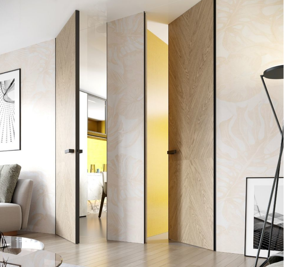 Скрытые двери по помещению