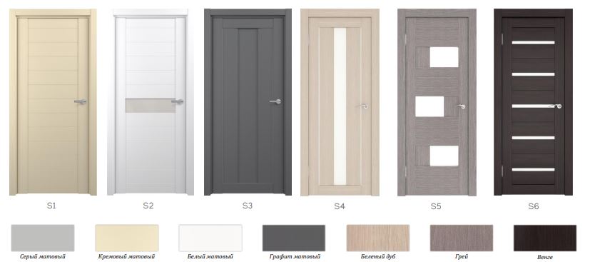 Межкомнатные двери Zadoor S