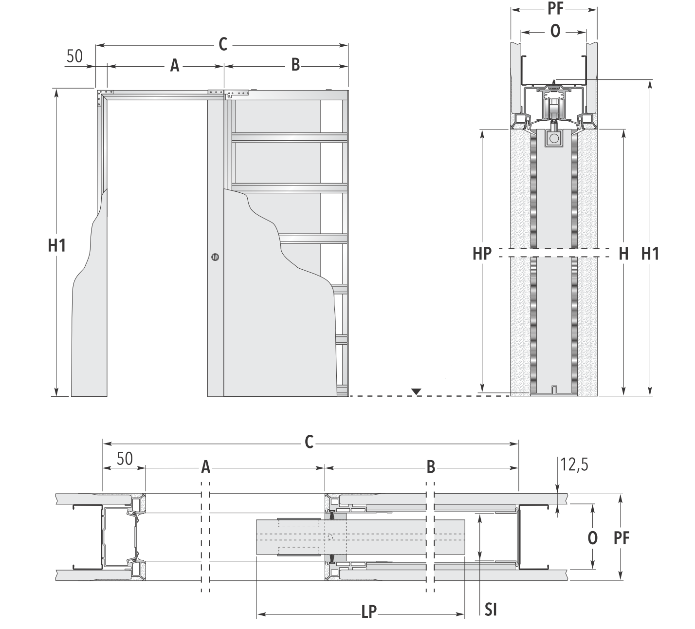 Конструкция дверного пенала